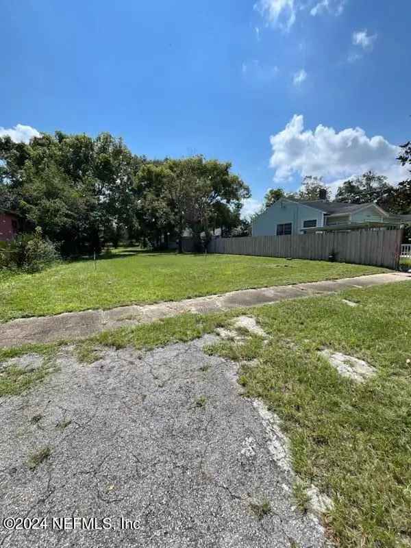 Land For Sale in 1884, East 25th Street, Jacksonville, Florida