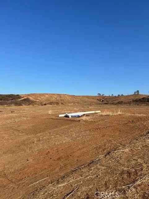 Land For Sale in Wildomar, California