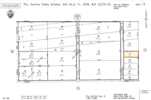 Land For Sale in Adelanto, California