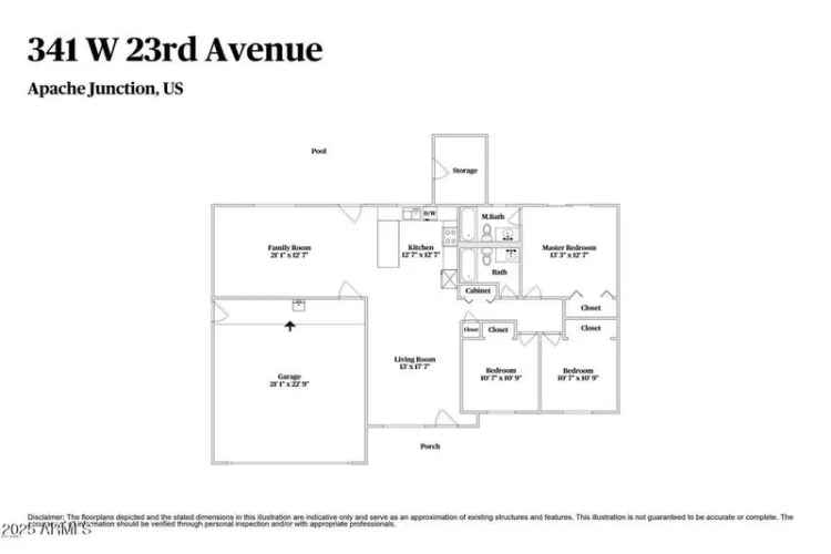 Single-family house For Sale in 341, West 23rd Avenue, Apache Junction, Arizona