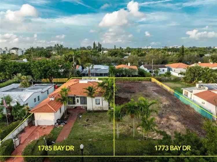 Land For Sale in 1773, Bay Drive, Miami Beach, Florida