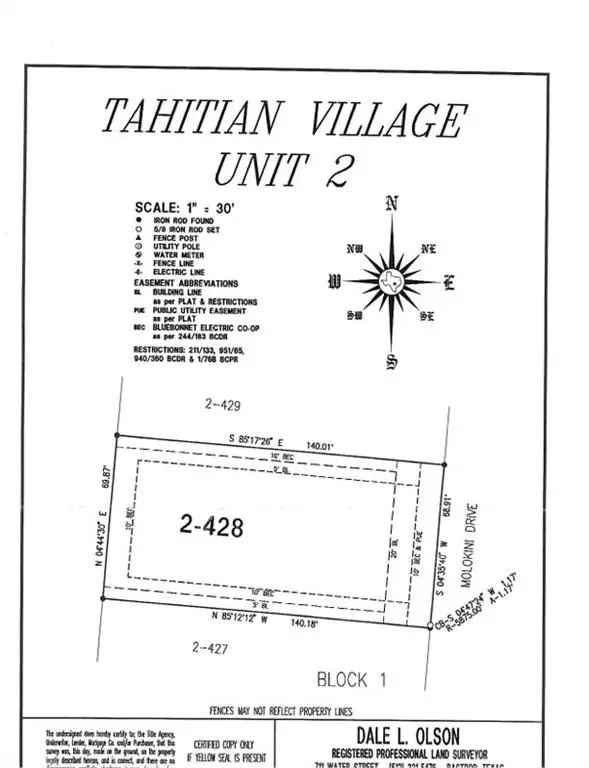 Land For Sale in 170, Molokini Drive, Texas