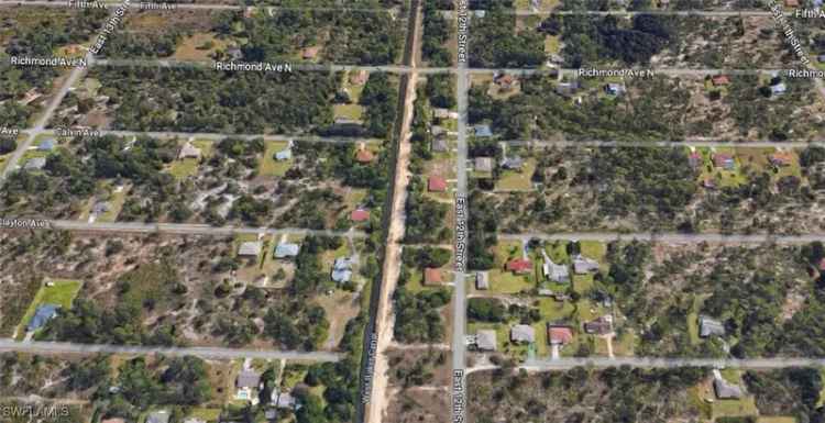 Land For Sale in 1114, Richmond Avenue North, Lehigh Acres, Florida