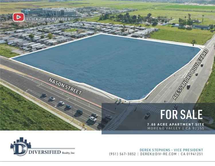 Land For Sale in Moreno Valley, California