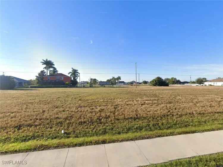 Land For Sale in 1714, Tropicana Parkway West, Cape Coral, Florida