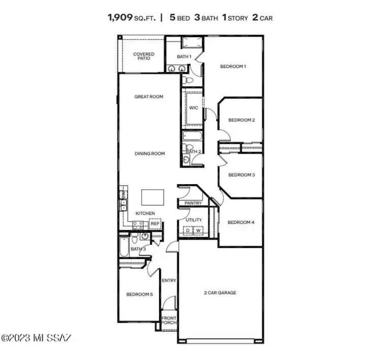 Single-family house For Sale in Marana, Arizona