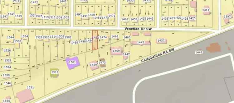 Land For Sale in 1482, Venetian Drive Southwest, Atlanta, Georgia