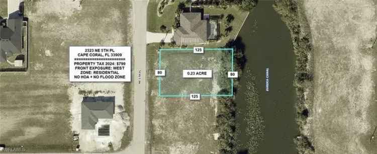 Land For Sale in 2323, Northeast 5th Place, Cape Coral, Florida