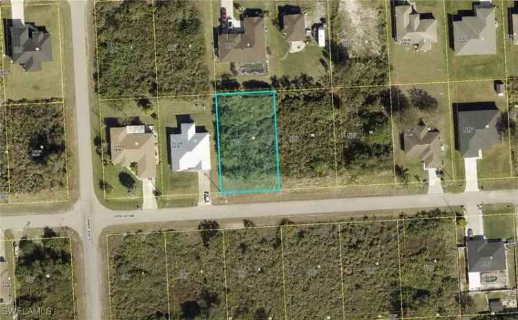 Land For Sale in 2512, 29th Street Southwest, Lehigh Acres, Florida