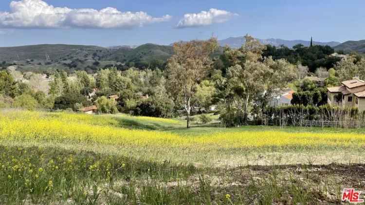 Land For Sale in Agoura Hills, California