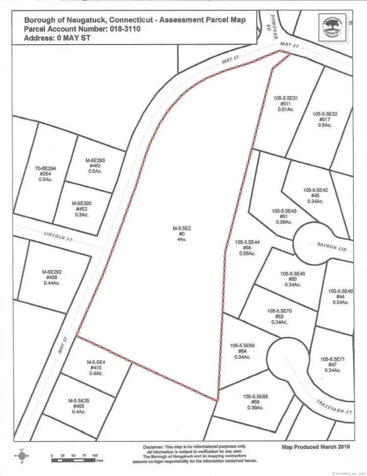 Land For Sale in Naugatuck, Connecticut