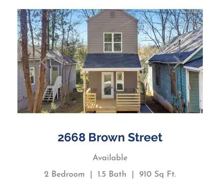 Single-family house For Sale in 2668, Brown Street Northwest, Atlanta, Georgia