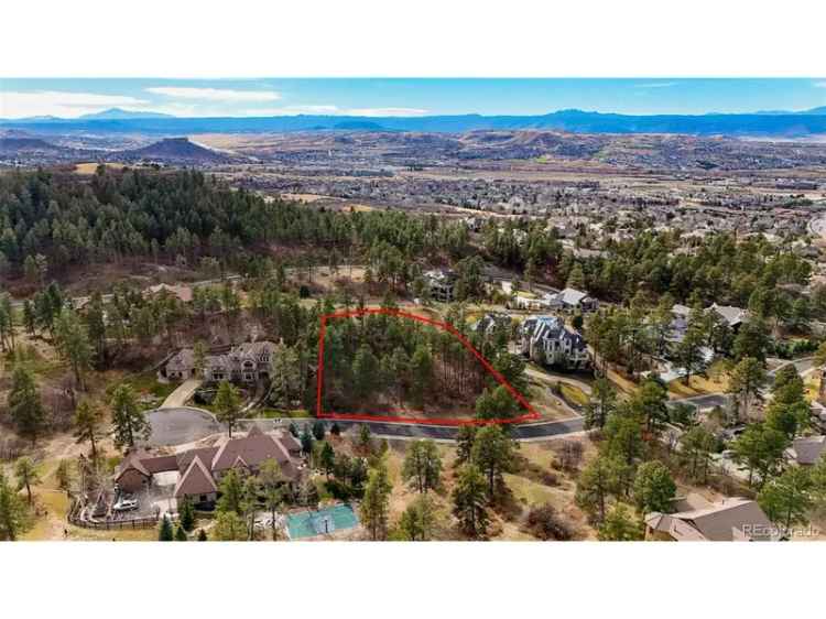 Land For Sale in 1830, Via Los Pinon, Castle Rock, Colorado