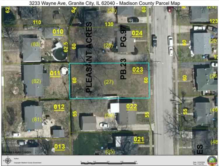 Land For Sale in 3233, Wayne Avenue, Granite City, Illinois