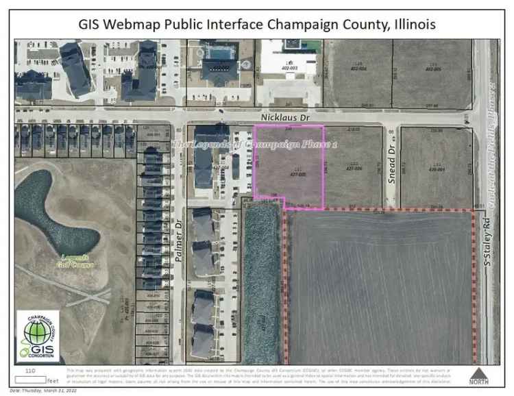 Land For Sale in 4401, Nicklaus Drive, Champaign, Illinois