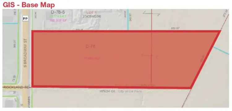 Land For Sale in De Pere, Wisconsin