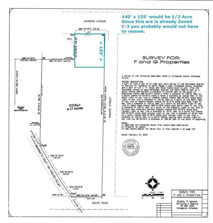 Land For Sale in Jonesboro, Arkansas