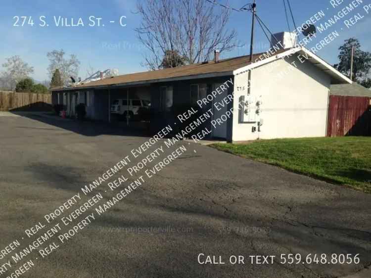 1 Bedroom Apartment for Rent in Porterville CA Zero Deposit Option Available