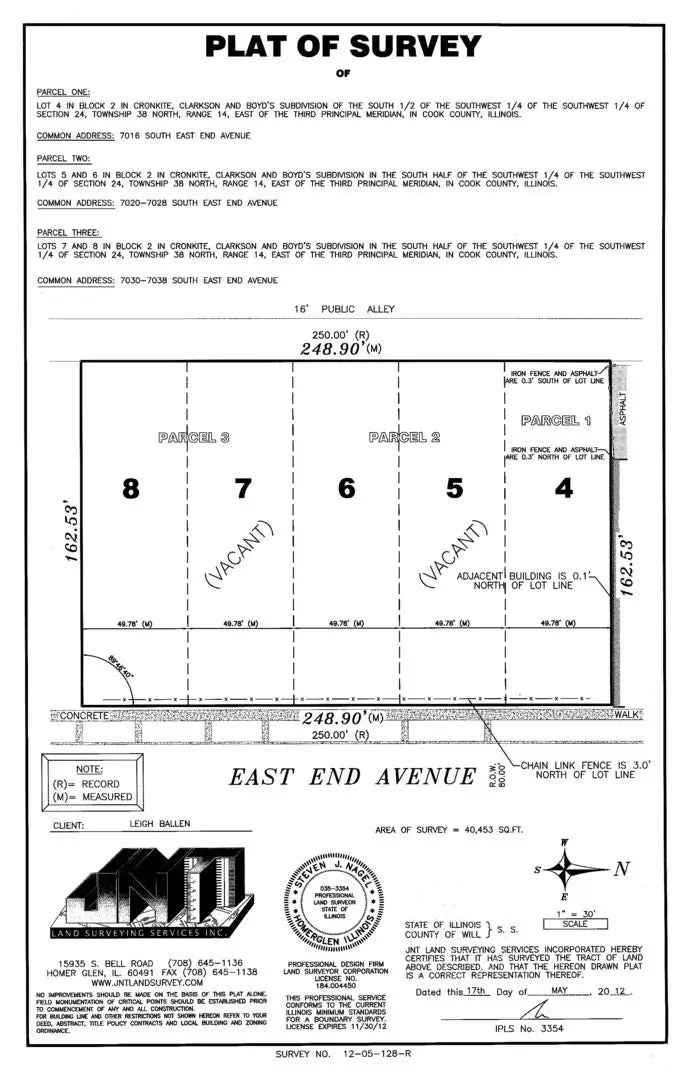 Land For Sale in 7030, South East End Avenue, Chicago, Illinois