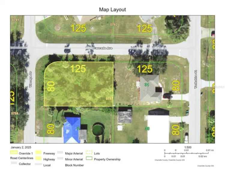 Land For Sale in 1394, Viscaya Drive, Port Charlotte, Florida