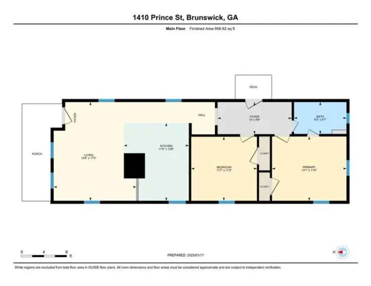 Single-family house For Sale in 1410, Prince Street, Brunswick, Georgia