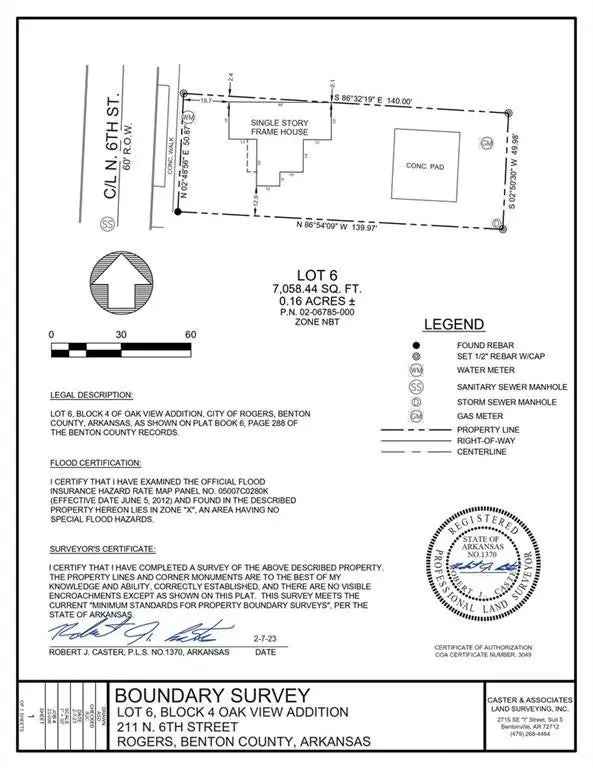 Land For Sale in 211, North 6th Street, Rogers, Arkansas