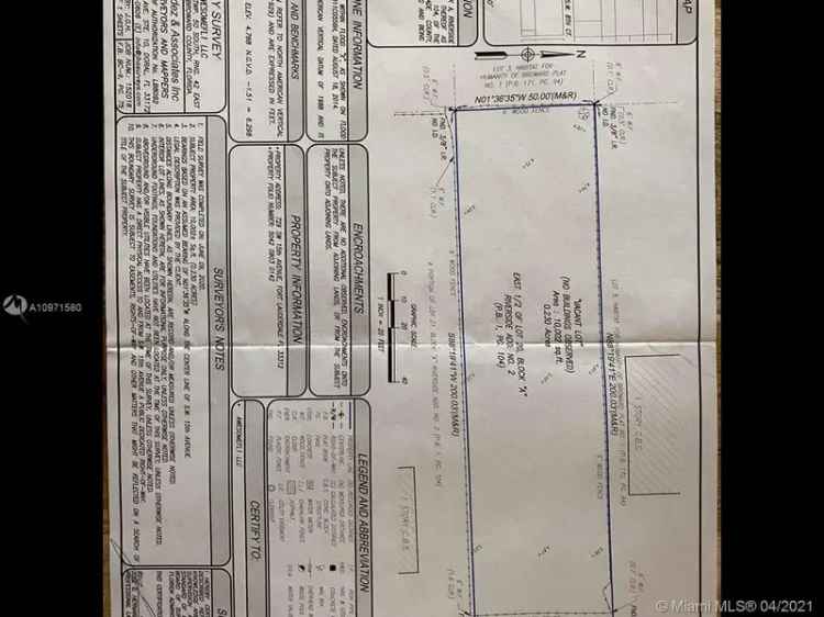 Land For Sale in Fort Lauderdale, Florida