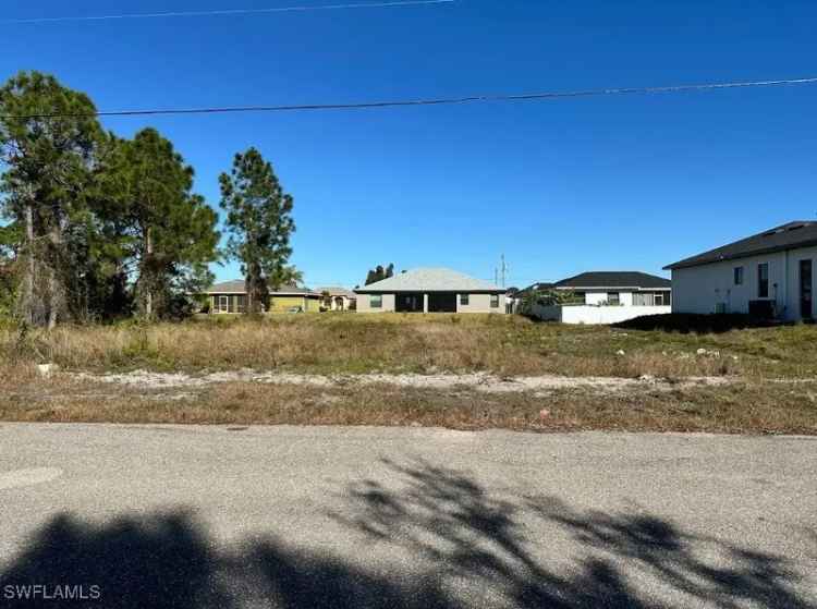 Land For Sale in 2606, 26th Street Southwest, Lehigh Acres, Florida