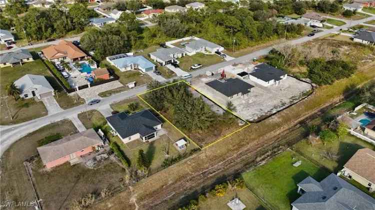 Land For Sale in 3315, 16th Street West, Lehigh Acres, Florida