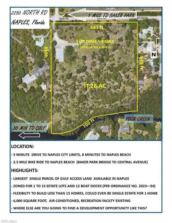 Land For Sale in East Naples, Florida