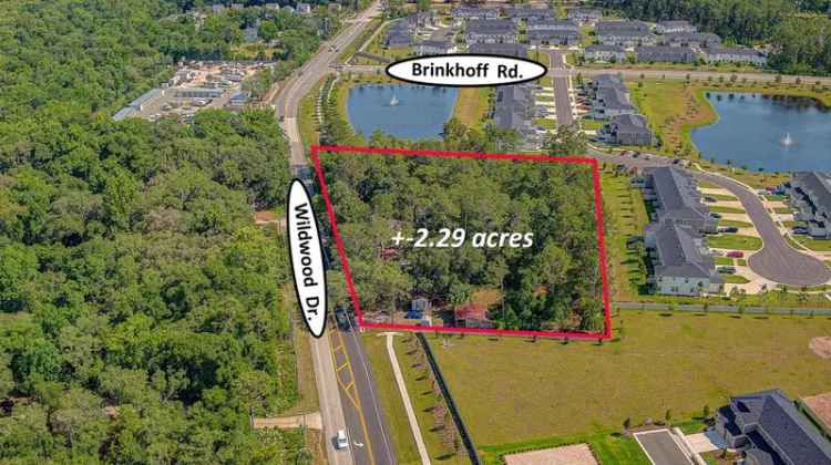 Land For Sale in 1785, Wildwood Drive, Saint Augustine Shores, Florida