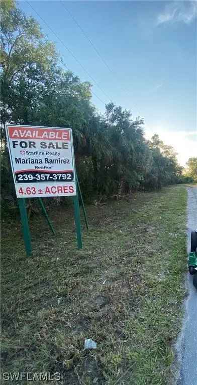 Land For Sale in Fort Myers, Florida