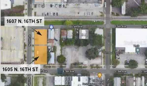 Land For Sale in 1607, North 16th Street, Tampa, Florida