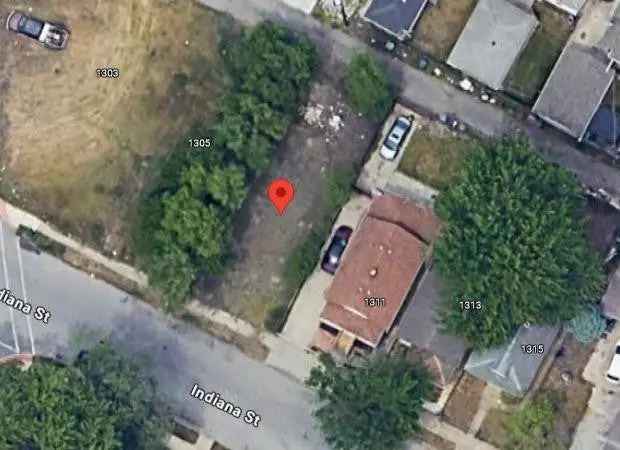 Land For Sale in 1307, Indiana Street, Hammond, Indiana