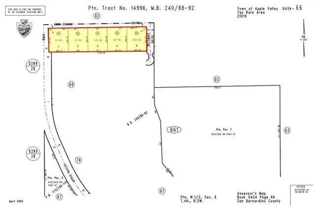 Land For Sale in Apple Valley, California