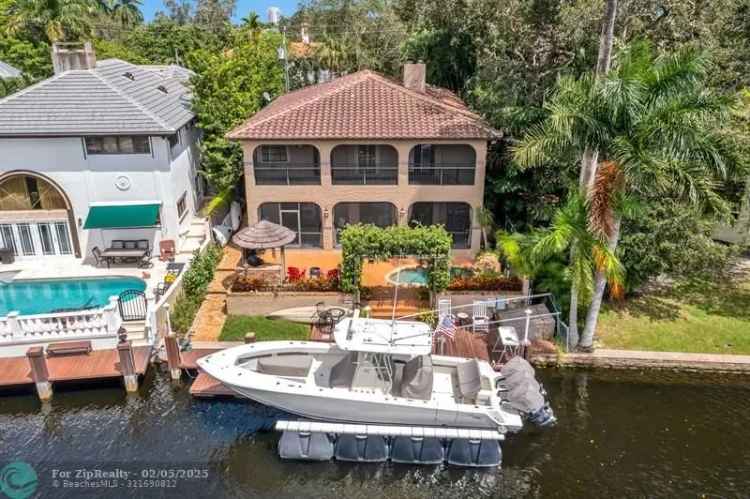 Single-family house For Sale in 1417, Ponce de Leon Drive, Fort Lauderdale, Florida