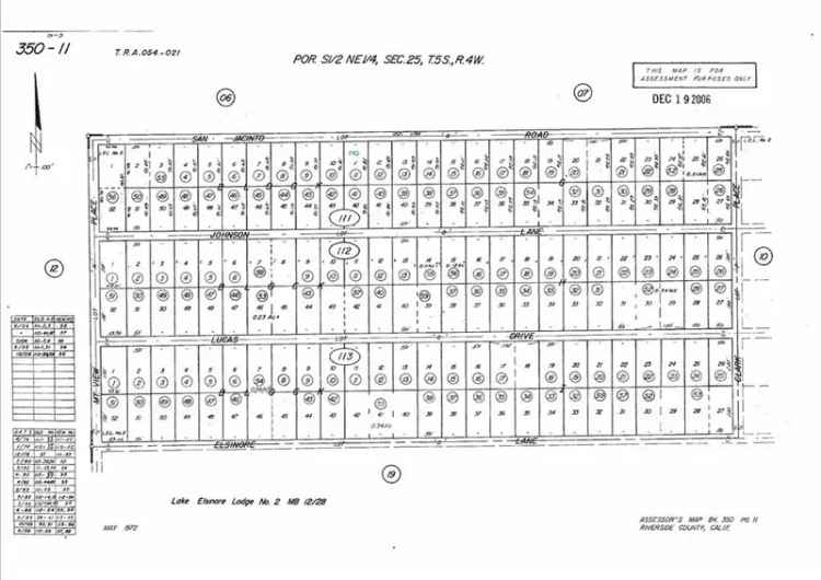 Land For Sale in Menifee, California