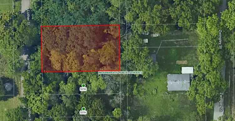 Land For Sale in 1841, Luther Street, Indianapolis, Indiana