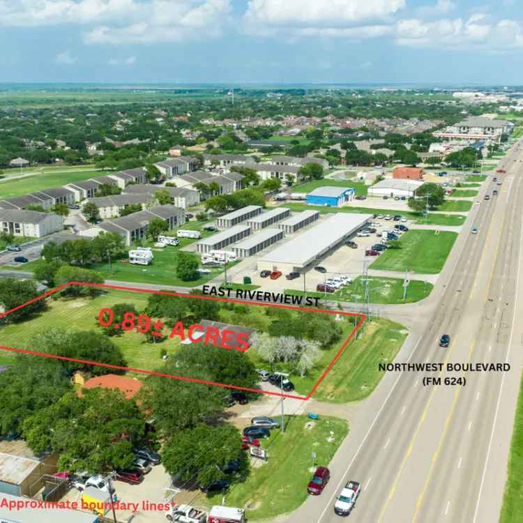 Calallen Corner Lot 624 Frontage No City Taxes Near HEB