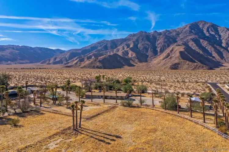 Single-family house For Sale in Borrego Springs, California