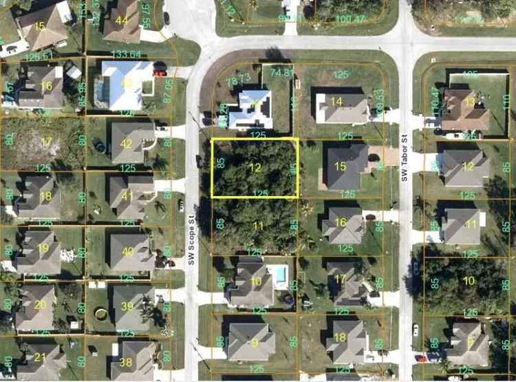 Land For Sale in 4509, Southwest Scope Street, Port Saint Lucie, Florida