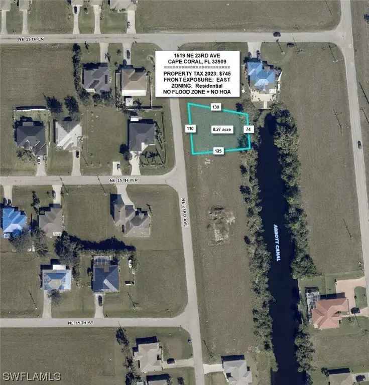 Land For Sale in Cape Coral, Florida