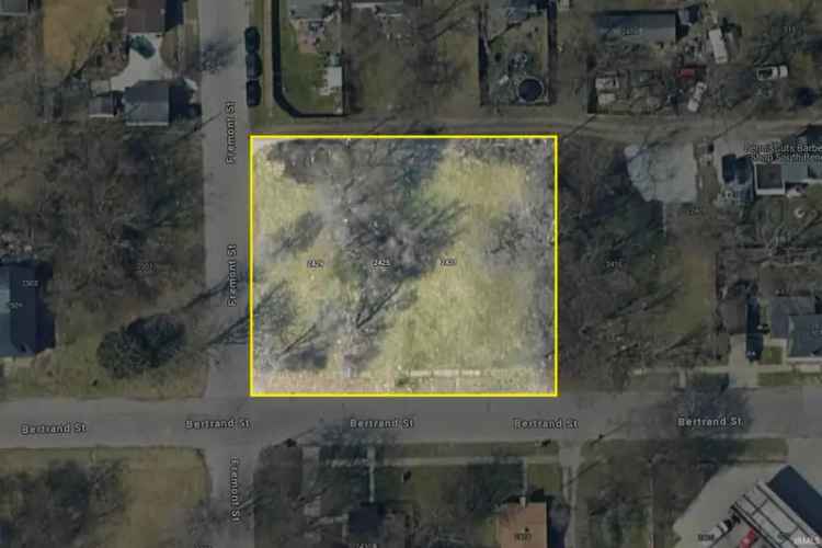 Land For Sale in 2421, Bertrand Street, South Bend, Indiana