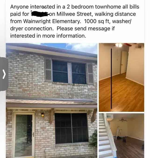 Townhouse for Rent