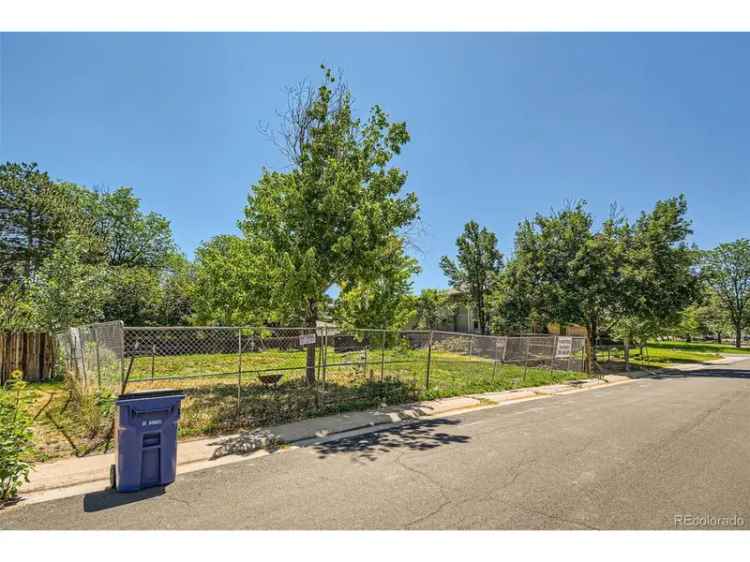 Land For Sale in Denver, Colorado