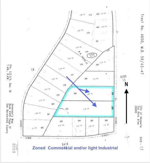 Land For Sale in Hesperia, California