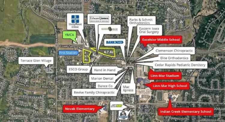 Shovel Ready Lots Marion Professional Park Near Linn Mar Campus