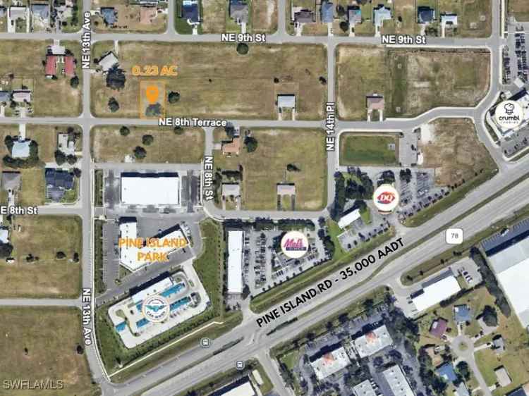 Land For Sale in 1309, Northeast 8th Terrace, Cape Coral, Florida