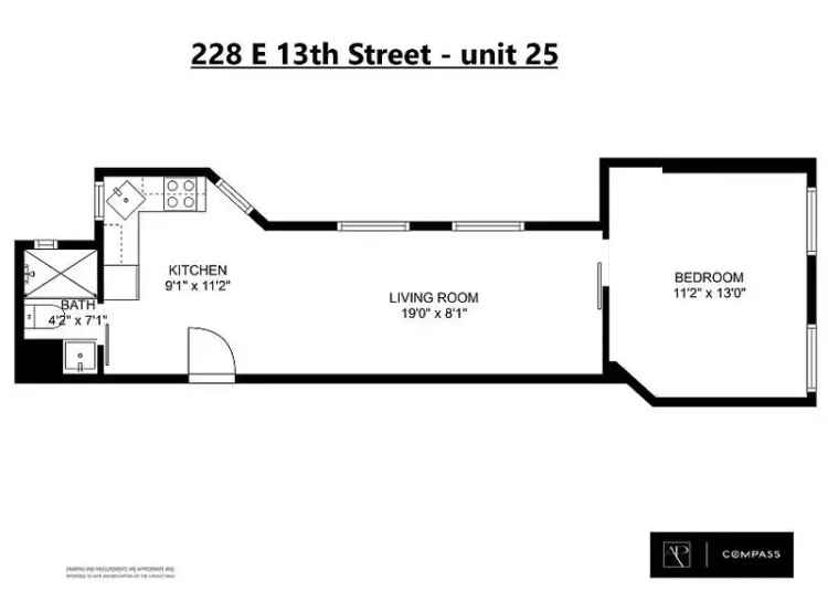 East Village 1-Bedroom Co-op Apartment for Rent