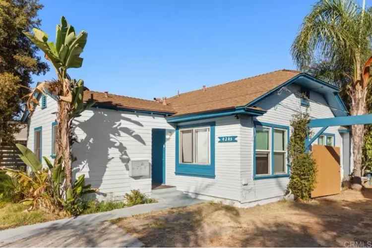 Multi-family house For Sale in 4245, 41st Street, San Diego, California